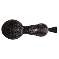 Wojtek Pastuch Partially Sandblasted Reverse Calabash Acorn with Palmwood (1055)