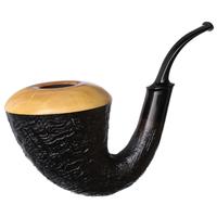 Wojtek Pastuch Sandblasted Calabash with Boxwood (1051)