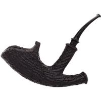Wojtek Pastuch Sandblasted Horn with Malachite Cabochon (1523)