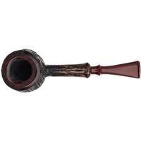 Wojtek Pastuch Sandblasted Strawberry Wood Pot with Black Palm (1527)