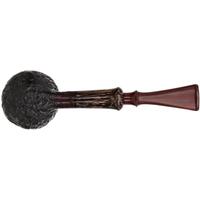 Wojtek Pastuch Sandblasted Strawberry Wood Pot with Black Palm (1527)