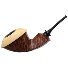 Sabina Santos Smooth Double Calabash with Maple