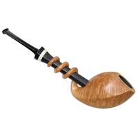 Sabina Santos Smooth Natural Tadpole with Ebony and Antique Whale Tooth (G)