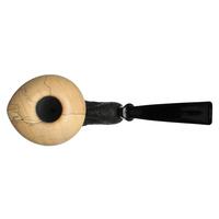 Sabina Santos Sandblasted Nautilus Calabash with Spalted Tamarind (G)