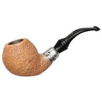 Mastro Geppetto Pipe of the Year 2020 Rusticato Natural with Silver