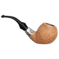 Mastro Geppetto Pipe of the Year 2020 Rusticato Natural with Silver