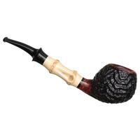 Mike Sebastian Bay Rusticated Bent Apple with Bamboo