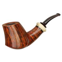 Mike Sebastian Bay Smooth Volcano with Musk Ox Horn (A)