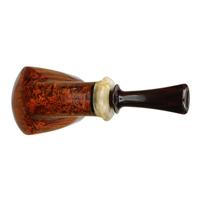 Mike Sebastian Bay Smooth Volcano with Musk Ox Horn (A)
