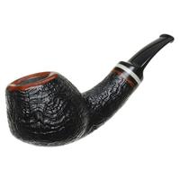 Mike Sebastian Bay Sandblasted Bent Brandy with Camel Bone