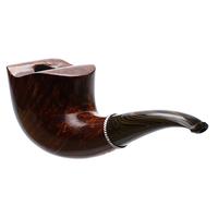 Larry Roush Smooth Bent Dublin with Rope Finish Silver (U) (2454)