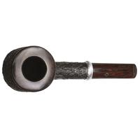 Larry Roush Sandblasted Pot with Rope Finish Silver (S5) (2594)