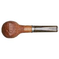 Larry Roush Partially Sandblasted Natural Acorn with Rope Finish Silver (S5) (2714)