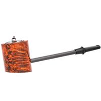 Eltang Basic Smooth Brown Squat Poker with Wind Cap and Tamper