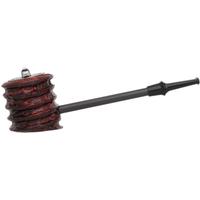 Eltang Basic Rusticated Brown Squat Poker with Wind Cap and Tamper