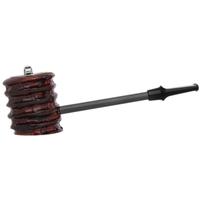 Eltang Basic Rusticated Brown Squat Poker with Wind Cap and Tamper