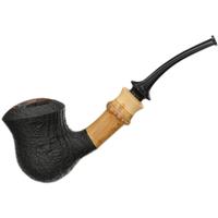 Yuwei Sandblasted Bo's Pot with Bamboo and Boxwood