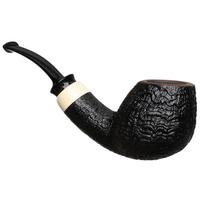 Alexander Hasty Sandblasted Bent Brandy with Ivorite