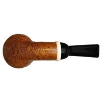 Alexander Hasty Sandblasted Bent Brandy with Ivorite
