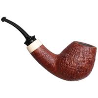 Alexander Hasty Sandblasted Bent Brandy with Ivorite