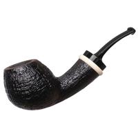 Alexander Hasty Sandblasted Bent Brandy with Ivorite