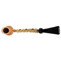 Luiz Lavos Natural Smooth Cavalier Tulip with Bamboo and Horn (Smoking Snake)