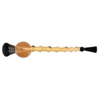 Luiz Lavos Natural Smooth Cavalier Tulip with Bamboo and Horn (Smoking Snake)