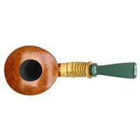 Yang Kun Smooth Bent Dublin with Bamboo and Olivewood (Signature) (2241)