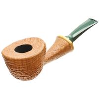 Yang Kun Sandblasted Bent Pot with Boxwood (Four Footprints) (2292)
