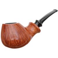 Yang Kun Two Pipe Set Smooth Bent Egg and Partially Sandblasted Tomato with Bamboo (U24.10)