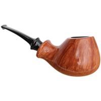 Yang Kun Two Pipe Set Smooth Bent Egg and Partially Sandblasted Tomato with Bamboo (U24.10)