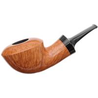 Yang Kun Two Pipe Set Smooth Rhodesian and Partially Sandblasted Dublin Sitter with Bamboo (U24.5)