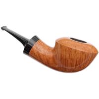 Yang Kun Two Pipe Set Smooth Rhodesian and Partially Sandblasted Dublin Sitter with Bamboo (U24.5)