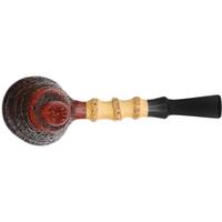 Yang Kun Two Pipe Set Smooth Rhodesian and Partially Sandblasted Dublin Sitter with Bamboo (U24.5)