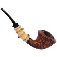 Lv Zelong Sandblasted Bent Dublin with Bamboo, Boxwood, and Cinnabar (2025)