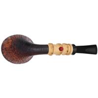 Lv Zelong Sandblasted Bent Dublin with Bamboo, Boxwood, and Cinnabar (2025)