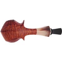 Lv Zelong Partially Sandblasted Blowfish with Horn and Juma