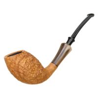 Il Cerchio Natural Sandblasted Bent Egg with Horn