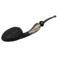 Il Cerchio Sandblasted Horizontal Egg with Horn