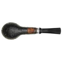 GH.ZHANG Dark Sandblasted Bent Egg with Silver (Ping Zhan) (06)