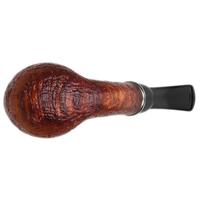 GH.ZHANG Sanblasted Bent Apple with Silver (Ping Zhan) (08)