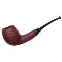 GH.ZHANG Red Sandblasted Bent Egg with Horn (Ping Zhan) (06)