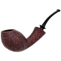 GH.ZHANG Red Sandblasted Bent Egg (Alex Florov) (01)