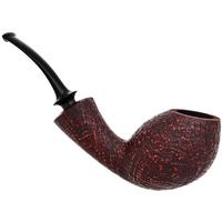 GH.ZHANG Red Sandblasted Bent Egg (Alex Florov) (01)