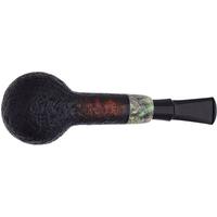 GH.ZHANG Dark Sandblasted Billiard with Buckeye Burl (Valeriy Shevchenko) (01)