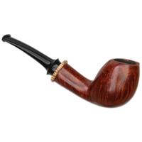 Bruno Nuttens Handmade Smooth Bent Egg with Spalted Guava (AA)