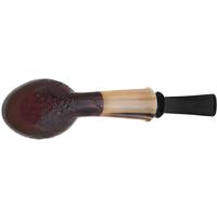 J. Mouton Sandblasted Bent Egg with Horn