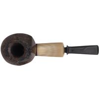 J. Mouton Partially Sandblasted Hiroyuki Tokutomi Tribute Mushroom with Horn (with Tamper)