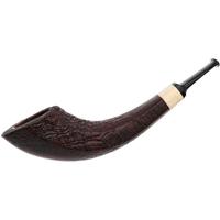 J. Mouton Sandblasted Horn with Walrus Tusk and Whale Spine