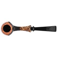 J. Mouton Partially Sandblasted Shield with Oak Burl